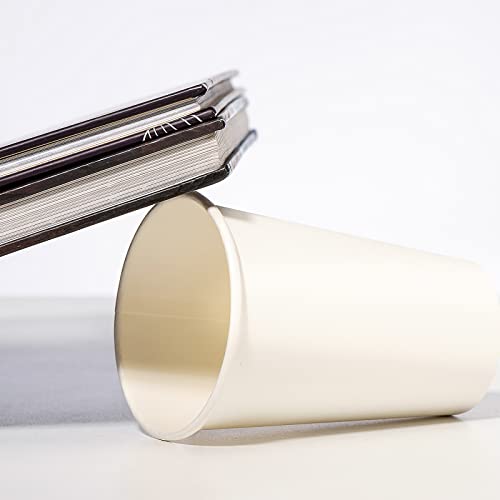 White Disposable Paper Coffee Cups 12 oz 1000 Pack - Leak-Proof, Hot & Cold Beverages