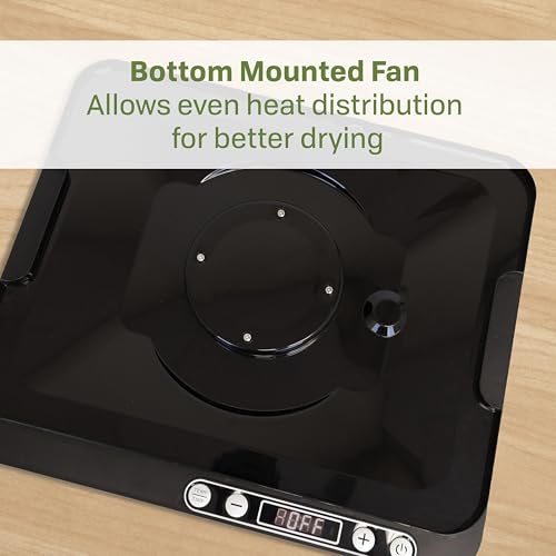 NESCO Food Dehydrator with 5 BPA-Free Trays, Adjustable Temp, Compact Kitchen Appliance