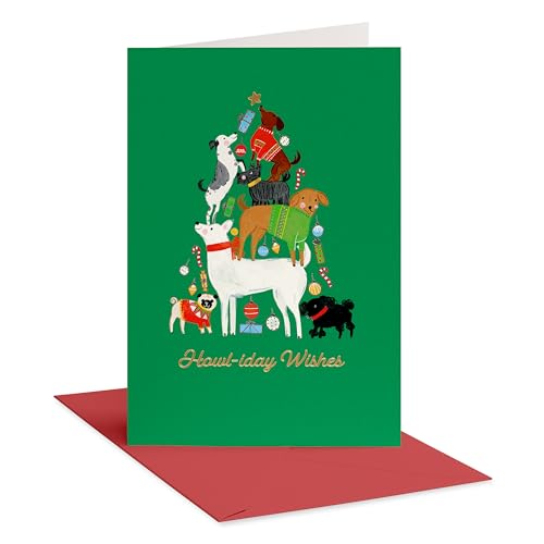 American Greetings Merry Christmas Card from the Dog (Furry Christmas)