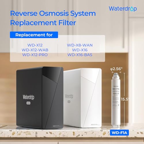Waterdrop F1A Alkaline Mineral Water Filter Cartridge, 12-Month Replacement
