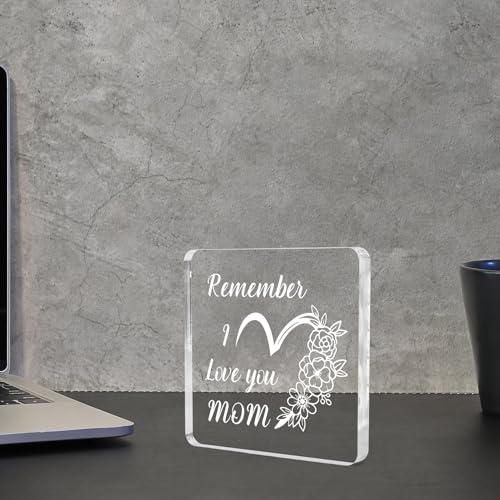 Best Mom Ever Acrylic Plaque Gift from Daughter - Mother’s Day, Christmas & Birthday Keepsake