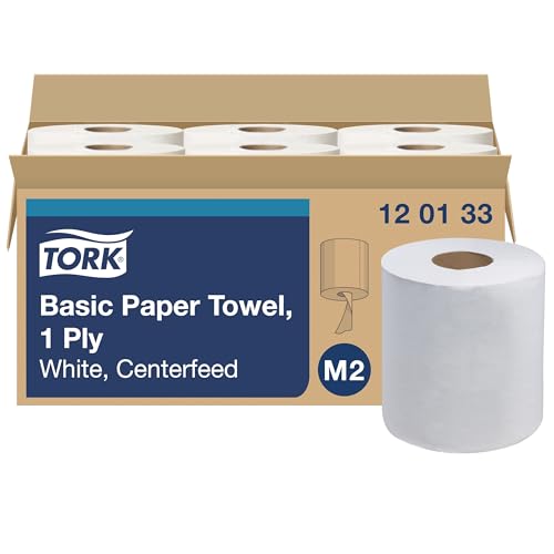 Refill Centerfeed Paper Wipers White M2 - 6 Rolls, 1000 Sheets Each