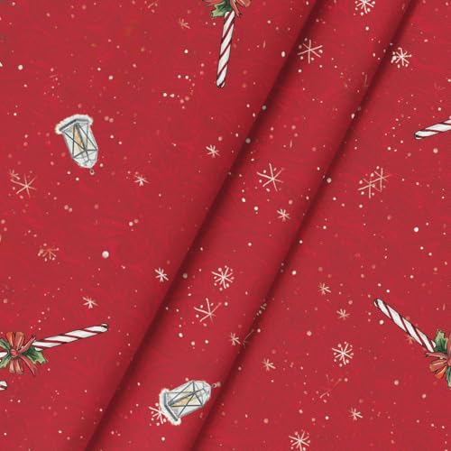 Horaldaily Christmas Round Tablecloth 90 Inch Snowman House Red, Winter Holiday Decor