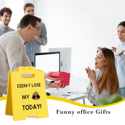Humorous Office Desk Decor Sign for Coworkers, Bosses, and Friends –