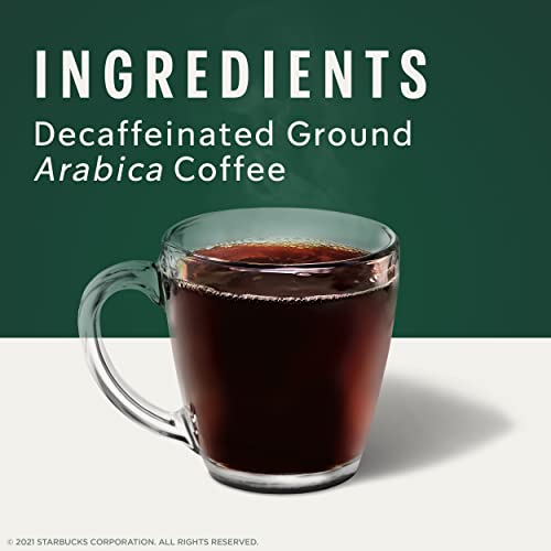 Starbucks Decaf Blonde Roast K-Cup Coffee Pods - 60 Count for Keurig