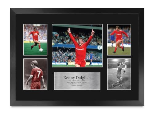 Kenny Dalglish Signed 16x12 Framed Photo Display – Liverpool Memorabilia
