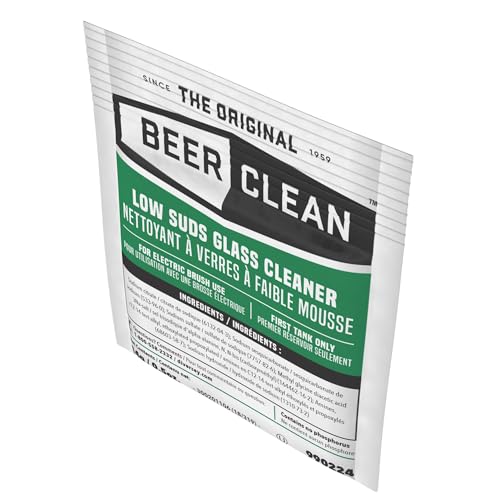 Diversey Beer Clean Glass Cleaner Powder 0.5oz Pack of 100 for Bar & Restaurant