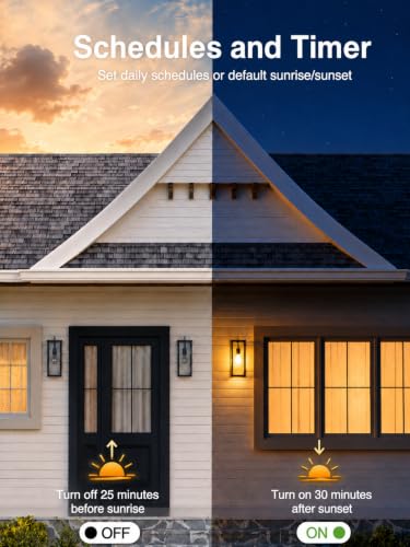 Single Pole WiFi Smart Light Switch 4 Pack - Compatible with Alexa & Google
