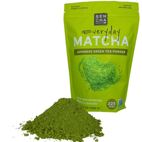 Organic Matcha Green Tea Powder - Rich Antioxidants for Lattes, Smoothies & Baking - 12oz