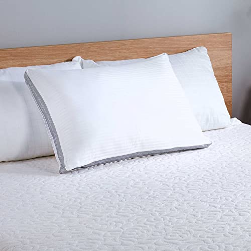 Indulgence Side Sleeper Pillow 36x20 King with Removable Cotton Cover - Firm Support