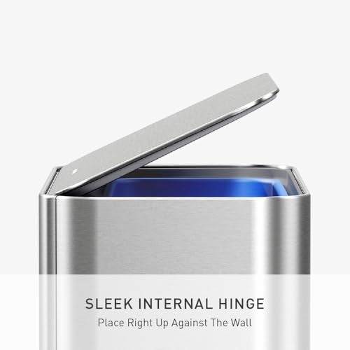 simplehuman Mini Step Can, 16L / 4.3 Gallon Trash Can for Home
