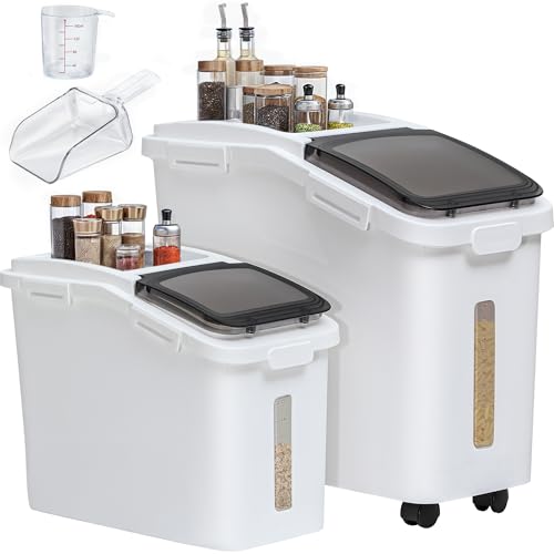 YITAHOME 65L/117lbs Large Ingredient Storage Bins, Commercial