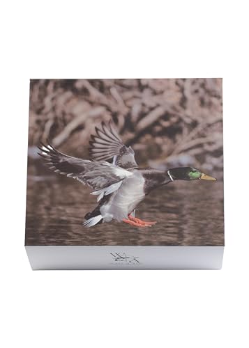 Duck Hunting Tumbler 30oz Gift Set with Leather Wallet & Pocket Tool - Mallard Edition