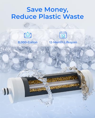 Waterdrop CFF-01 Water Filter Replacement for WD-CTF-01, Pack of 1