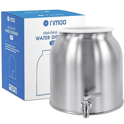 Stainless Steel Water Dispenser 2.5 Gallon with Silver Finish & 18/8 Spigot