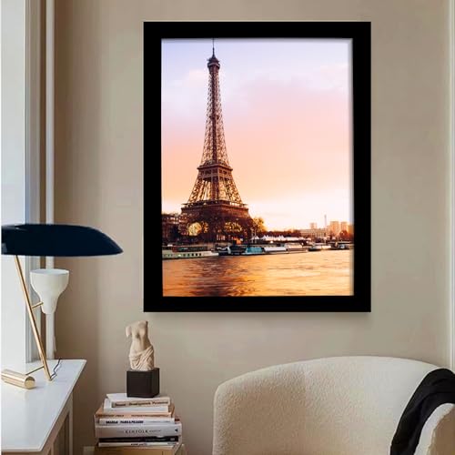 Black 18x24 Inch Picture Frames Set of 6 Wall Gallery Photo Frames