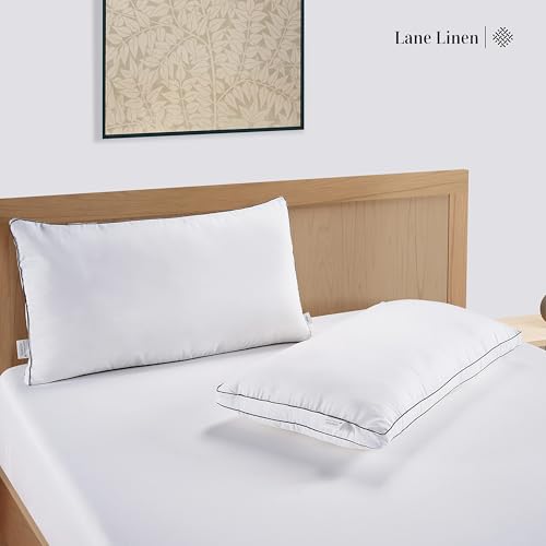 Standard Size Bed Pillows Set of 12 - White, 20x26 Inches, Medium-Firm Support, Microfiber Cover - Variation of THIS listing