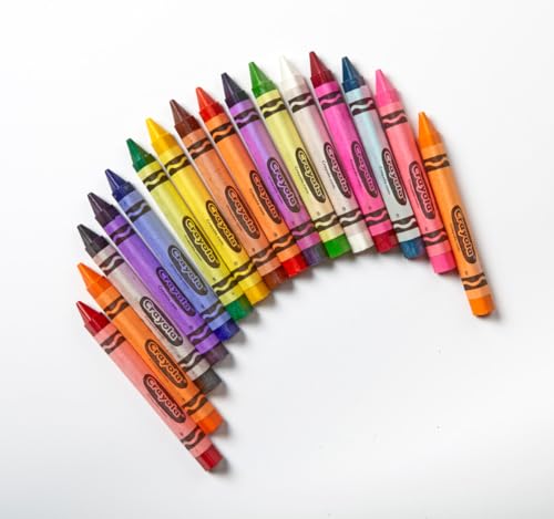 Crayola Triangular Classpack Crayons 256 Count - 16 Colors, Bulk Classroom Pack