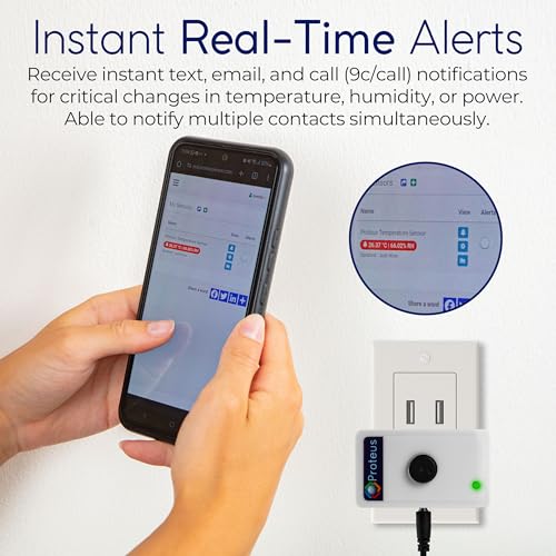 WiFi Temperature & Humidity Sensor with Buzzer & Alerts for Home & Office