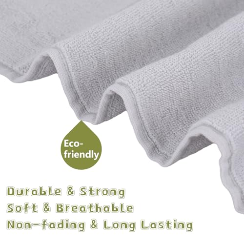Embroidered Christmas Towels Set of 3 - Cotton Hand, Bath & Wash Cloths