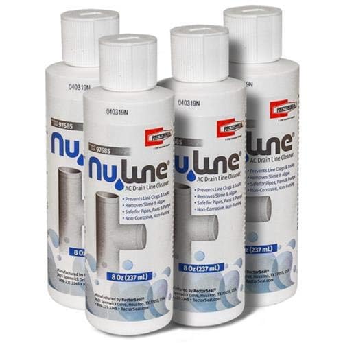 NuLine HVAC Condensate Drain Cleaner - 8oz, Prevents Clogs & Leaks