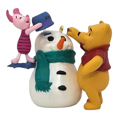 Hallmark Winnie the Pooh Snowman Keepsake Ornament 1998 QXD4133