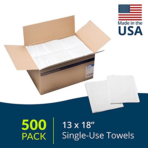 Avalon Papers Professional Towels, White, 13" x 18" (Pack of 500) -