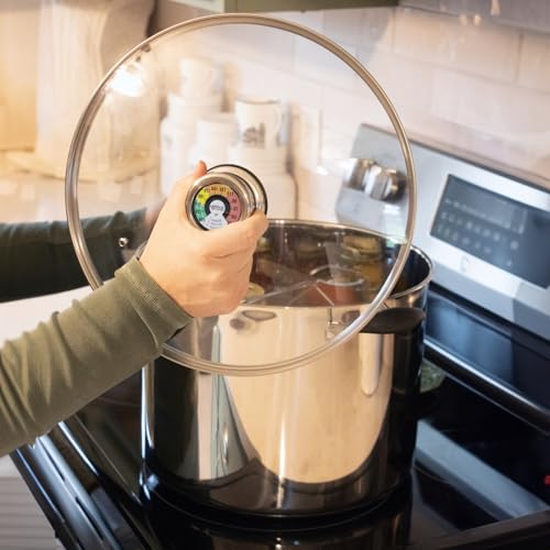 Lehman's 21.5-Quart Stainless Steel Water Bath Canner with Pressure Gauge - Silver