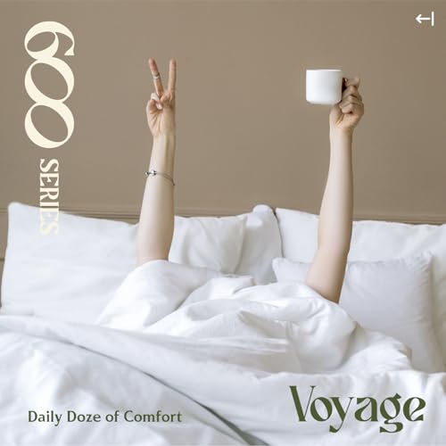 Mayfair Linen Egyptian Cotton King Sheets Set 600 Series Voyage Collection White - Deep Pocket, Soft & Cooling, 4 Pieces, Variation King / 01