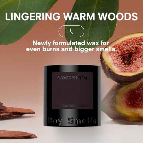 Boy Smells Woodphoria Candle 8.5oz - Coconut Water, Fig Leaves & Sandalwood
