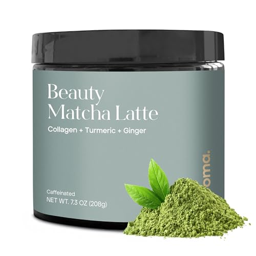 Matcha Latte Powder 24 Servings - Organic Ceremonial-Grade with Collagen & Superfoods