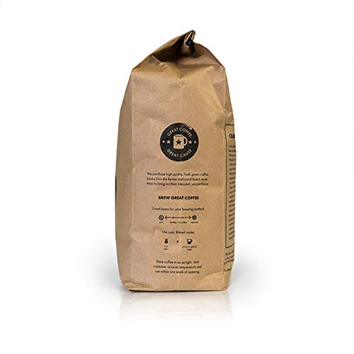 Gobena Organic Fair Trade Peruvian Ground Coffee 5lb Pack - Medium Roast, 100% Arabica, Bulk 80oz