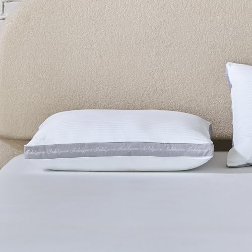 Indulgence Side Sleeper Pillow 36x20 King with Removable Cotton Cover - Firm Support
