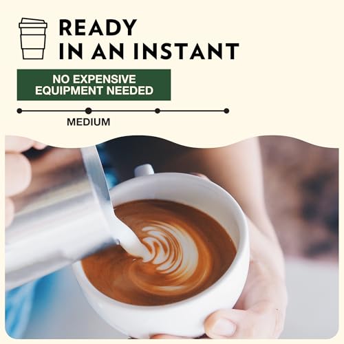 Organic Instant Coffee Medium Roast - 3.53 Oz Jar, Pack of 6 - Fair Trade & USDA Certified