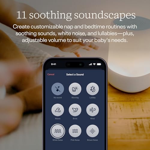 Baby Night Light and Sound Machine - Soothing Sleep & Calm Lighting