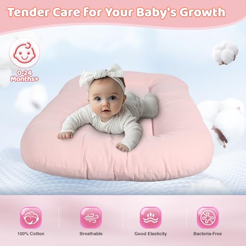 NestleMom Rose Petal Infant Support Cushion for Newborns 0-24 Months