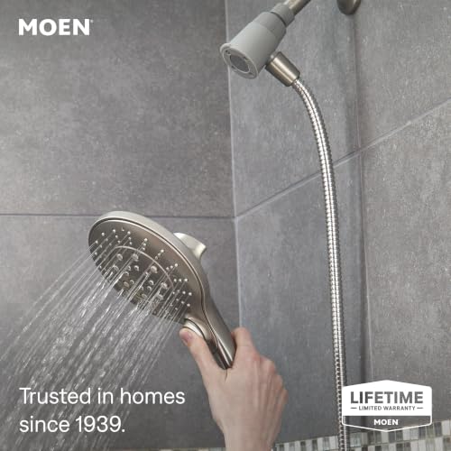 Moen Engage Spot Resist Brushed Nickel Handheld Showerhead - 5.5-Inch