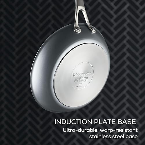 Nonstick Frying Pan Set - 8.5 Inch & 10 Inch Skillet Set - Graphite