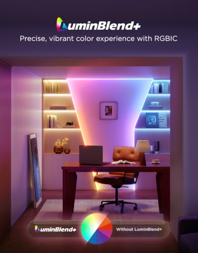Govee COB LED Strip Lights 2 RGBIC 16.4ft Bright Color-Changing Ambient Light