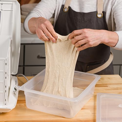 Proofing Container Set 2 Pack with 6L Capacity for Dough Rising, Bread & Pizza - Stackable, BPA-Free, Dishwasher Safe - Variation 2