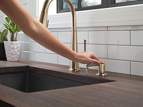 Emmeline Soap Dispenser Champagne Bronze for Kitchen - 13 oz