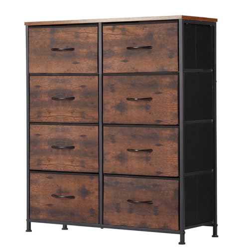 Sweetcrispy Dresser for Bedroom with 8 Drawers, Large Storage Tower