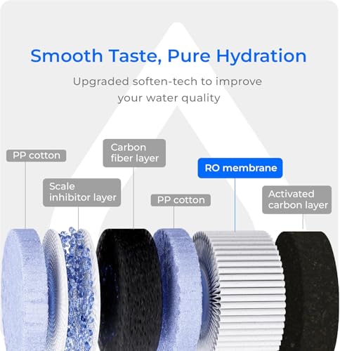 Waterdrop C1RF Water Filter Replacement for C1S C1H RO Systems, 12-Month Lifespan