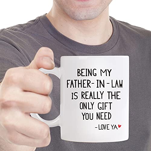 Being My Father-in-law Coffee Mug - 11oz White Father's Day Gift for Dad & Father-in-Law