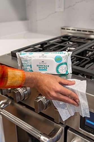 Juniper CLEAN 72 Pack Surface Cleaning Wipes with Bleach - All-Purpose Bathroom & Kitchen Cleaner, 1728 Count, Fresh Scent
