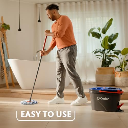 O-Cedar EasyWring RinseClean Microfiber Mop Refill 4-Pack - Classic - Blue