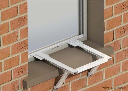 Heavy-Duty Window AC Support Bracket No Drilling Up to 200lbs - Easy Install