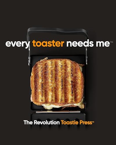 Revolution Toastie Press for Toasters - Grilled Cheese, Quesadillas & Paninis