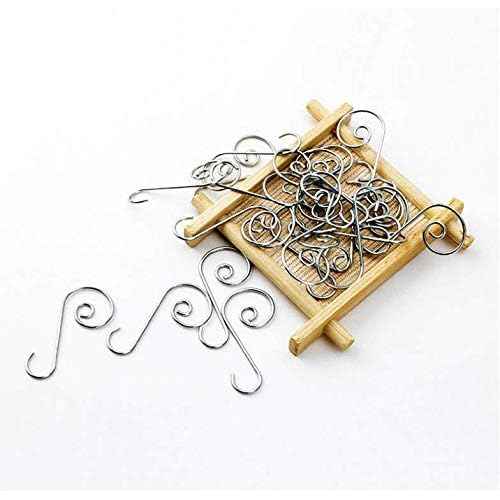Supoice 160 Pcs Stainless Steel Christmas Ornament Hooks - Perfect for Tree Decorations