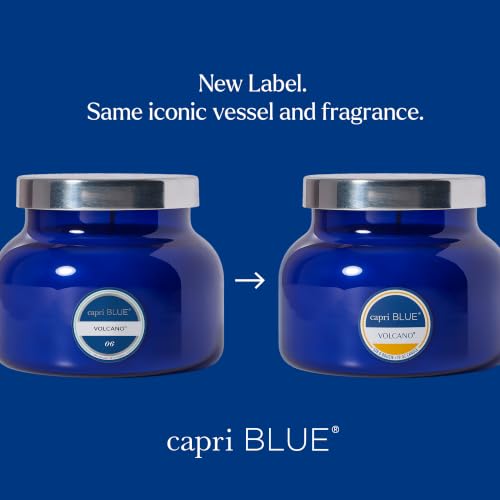 19 oz Blue Capri Blue Volcano Scented Candle - Tropical Fruit & Sugared Citrus